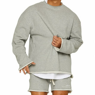 Herren Übergroß Schweißshirt| Lässige Passform