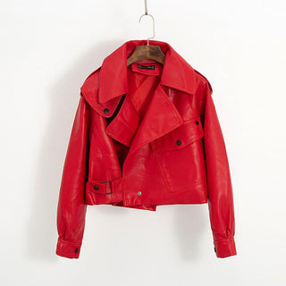Damen Cropped Jacke | Mit Gürtel