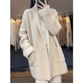 Damen Winter Cardigan | Offen und Oversized