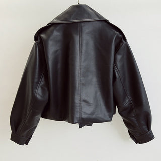 Damen Cropped Jacke | Mit Gürtel