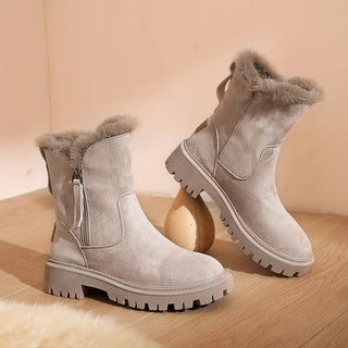 Damen Winter Stiefeletten | Mit Besatz