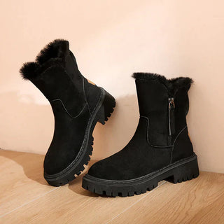 Damen Winter Stiefeletten | Mit Reißverschluss