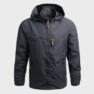 Herren Wasserdichte Regenjacke | Mit Kapuze