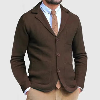 Herren Smart Strick Blazer | Freizeit