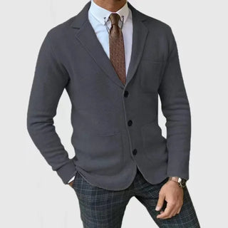 Herren Smart Strick Blazer | Freizeit