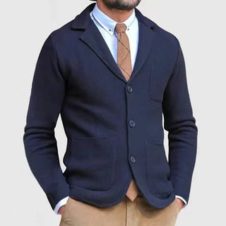 Herren Smart Strick Blazer | Freizeit