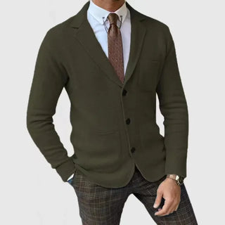 Herren Smart Strick Blazer | Freizeit