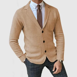 Herren Smart Strick Blazer | Freizeit