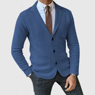 Herren Smart Strick Blazer | Freizeit