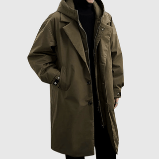 Herren Wasserdichter Regenmantel | Lang