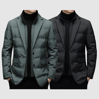 Herren Winterjacke | Puffer Blazer