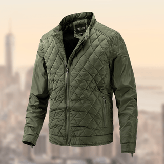 Herren Steppjacke mit Reißverschluss | Langarm