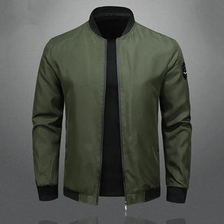 Men's Winter Bomber Jacket | Casual With Zipper
