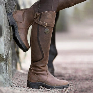 Damen Reitstiefel | Schnallenriemen
