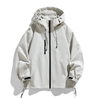 Herren Winter Skijacke | Mit Kapuze und Reißverschluss