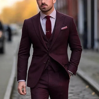 Herren dreiteiliger Hochzeit-Gast-Anzug | Klassisch