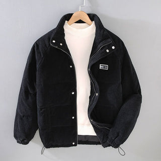 Herren-Steppwinterjacke | Lang