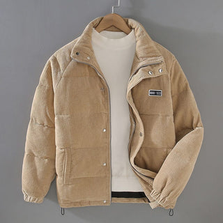 Herren-Steppwinterjacke | Lang