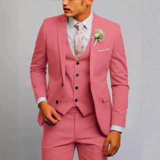 Herren dreiteiliger Hochzeit-Gast-Anzug | Formell