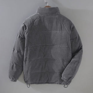 Herren-Steppwinterjacke | Lang