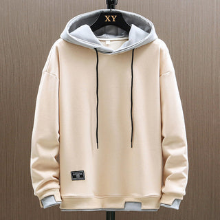 Herren Hoodie mit zwei Farben | Mit Kordelzug