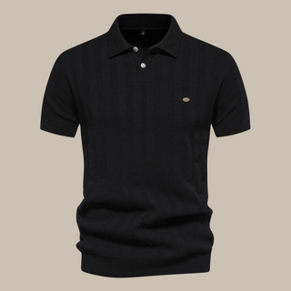 Herren Strukturiertes Polo-Shirt | Kurzarm