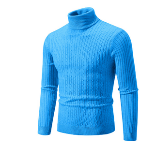 Herren Schlanke Passform Pullover | Rollkragen