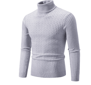 Herren Schlanke Passform Pullover | Rollkragen