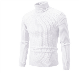 Herren Schlanke Passform Pullover | Rollkragen