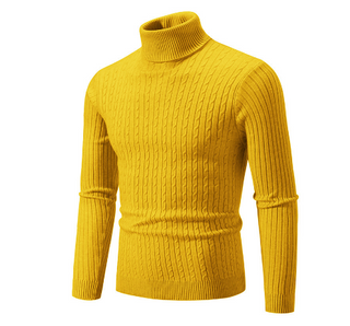 Herren Schlanke Passform Pullover | Rollkragen