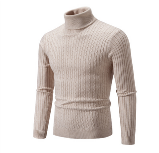 Herren Schlanke Passform Pullover | Rollkragen