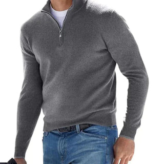 Herren Pullover mit Reißverschluss | Leicht