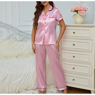 Damen Pyjama Set | Kurzarm & Hose