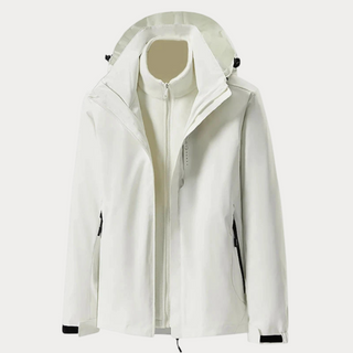 Herren 3-in-1 Windbreaker-Jacke | Mit Kapuze