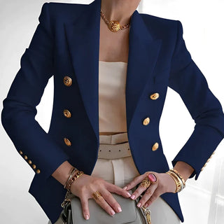 Damen Doppelreiher Blazer | Strukturierte Passform