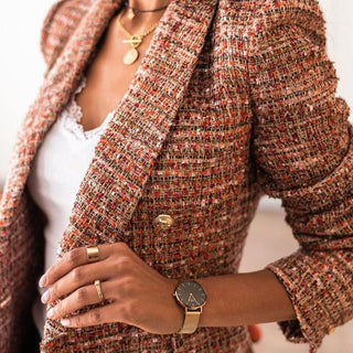 Damen Karo Langblazer | Formal