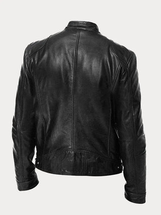 Herren Stehkragenjacke | Mit Reißverschluss