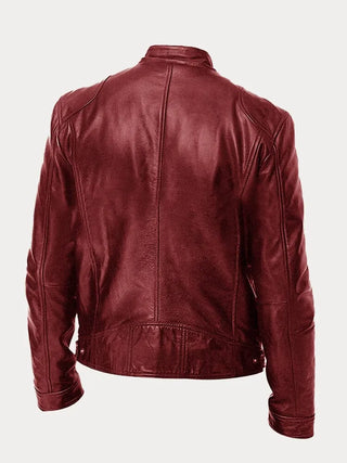 Herren Stehkragenjacke | Mit Reißverschluss