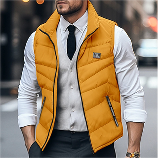 Herren Steppweste | Chevron-Stich