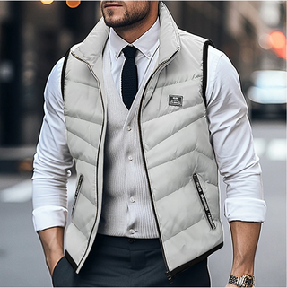 Herren Steppweste | Chevron-Stich