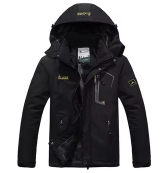 Herren Winter Kapuzen Ski Jacke | Langarm