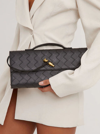 Damen Woven Clutch Bag | Elegant