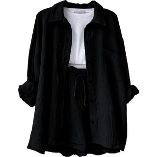 Damen-Shirt und Shorts im Set | Zweiteiliges Set