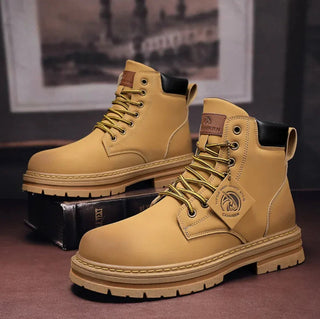 Herren Schnür-Ankle Boots | Chunky Sohle