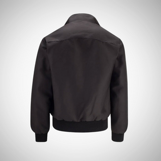 Herren Zip-Up Bomberjacke | Karo-Futter
