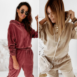 Damen-Trainingsanzug | Kapuzenjacke und Jogginghose