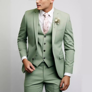 Herren dreiteiliger Hochzeit-Gast-Anzug | Formell