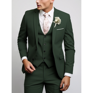 Herren dreiteiliger Hochzeit-Gast-Anzug | Formell