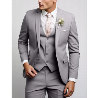 Herren dreiteiliger Hochzeit-Gast-Anzug | Formell