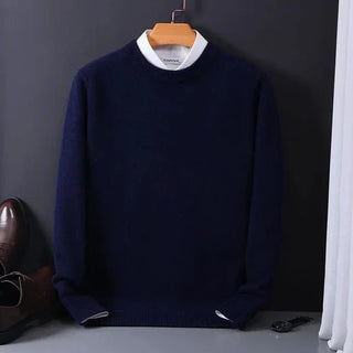 Herren Klassischer Strickpullover | Rundhals